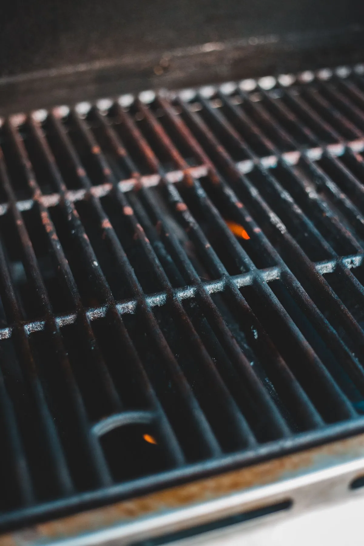 Detail of a grill grate